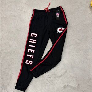 NFL Kids Black and Red Chiefs Joggers